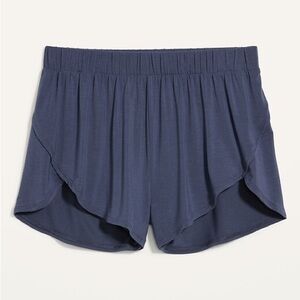 High-Waisted Sunday Sleep Ultra-Soft Dolphin-Hem Pajama Shorts